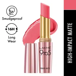 lakme 9to5 powerplay priming matte lipstick - blush pink-picture-38