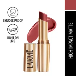 lakme 9to5 powerplay priming matte lipstick - roseatte red-picture-33
