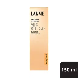 lakme vitamin c brilliance facial foam vitamin c foaming facewash for brighter skin 150ml-picture-15