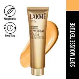 lakme 9to5 powerplay mousse foundation - beige vanilla-picture-98