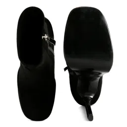 London Rag Solid Black Casual Boots image 5