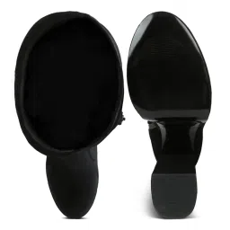 London Rag Solid Black Casual Boots image 5