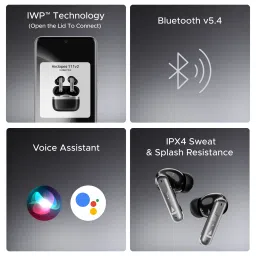 boAt Airdopes 111v2 TWS Earbuds with Environmental Noise Cancellation (IPX4 Splash & Sweat Resistance, ASAP Charge, Classic Black) image 3