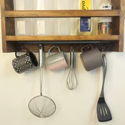symplify Claudia Wooden Kitchen Storage Rack image 7