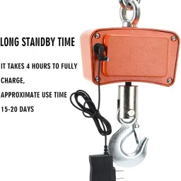 ciziyiheng 500kg/1100lb Digital Hanging Scale Industrial Crane Scale with Precision Sensor Suitable for Farm Weighing, Outdoor Fishing Scale Game Weighing Portable Mini Handheld Electronic Scale image 1