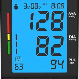 iGRiD Digital Blood Pressure Monitor with Intelligent Features | Backlit Display, Adjustable Cuff for Comfortable Use | Intelligent Pressurization, Stress-Free Readings, Accurate Measurements | Fully Automatic, Dual User Storage Memory image 1