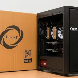 CHIST Server PC, (R306) Xeon 2X E5 2680 V4 28 Core 56 Threads,1TB NVMe SSD,NVIDIA RTX 3050 6GB Graphic Card,2X1 Giga LAN, 750W 80+Bronze PSU (Black, GeForce GTX 1050 Ti, 1, TB, Windows, 128, GB) image 4