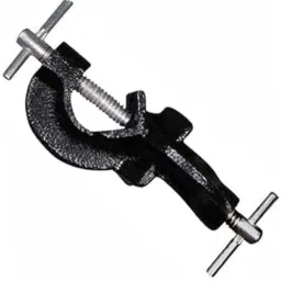 1 Set Retort Stand For Laboratory heavy Base, Bosshead, Burette Clamp, Retort Ring For Scientific Experiments in lab | Laboratory Grade Metalware Chem Kit Retort Stand (Black, Stand with 3 clamp) image 2