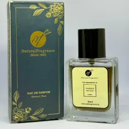 Natural Fragrance Amber Wood Perfume, 50ml, Luxurious Woody Scent image 3