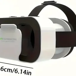 VR SHINECON VR Headset for iPhone or Android Phone,Virtual Reality 3D Glasses Headset Helmets,Compatible 4.7-6.5 inch Mobile image 4
