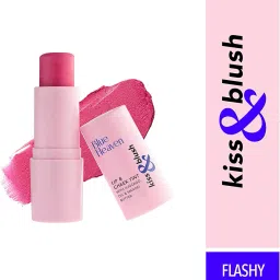 Blue Heaven Kiss & Blush Lip, Cheek & Eye Tint with Avocado Oil & Mango Butter | 3-in-1 blush for face makeup | Rich & Creamy Formula |Easily Blendable | Multipurpose Makeup, Flashy Pink, 8.5gm image 1