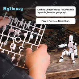 MyTinkly - Dummy 13 Action Figure – Articulated Tabletop Toy for Kids, Men & Women (Pikachu Yellow) image 4