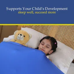 Abley's Sensory Bed Sheet for Kids Compression Alternative to Weighted Blankets, Breathable, Stretchy, Cool, Comfortable Sleeping Bedding, Nylon-Spandex, Blue (96 cm x 150cm) image 3