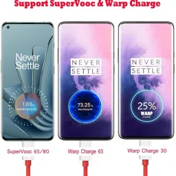 JGD 65W Fast Charger USB Adapter with Cable | Compatible with OnePlus, Samsung, Realme, Redmi, Nothing, Oppo, Pixel & Other Smartphones |C Type Charger Adapter Supports Dash,Warp, Vooc, SuperVooc image 1