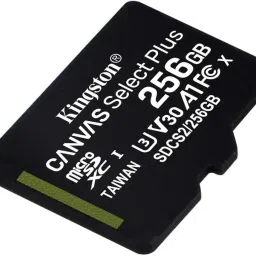 Kingston Canvas Select Plus 256GB microSD Card Class 10 UHS-I speeds up to 100MB/s with Adapter (SDCS2/256GBIN) image 3