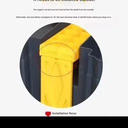 HABIB Stylish Dustbin Foot Trash Can, Multi-functional, Deodorizing, Pedal Type Trash Can, Large Capacity, Garbage Bin for Kitchen, Hotels, (100 litres) image 1