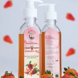 Organic Strawberry Shower Gel (Enzyme Based) image 1