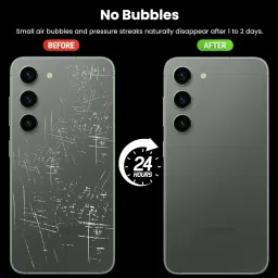 Matte Membrane for Samsung Galaxy S23, Durable Transparent Back Skin for Samsung Galaxy S23 – Scratch-Resistant, Precision Fit Membrane image 2