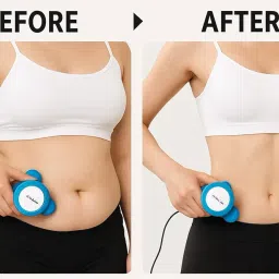 Acupressure Electric Mini Full Body Vibration Massager mimo mini vibration full body massager slimming body massager For pain relief with USB Port (Multicolor) image 2