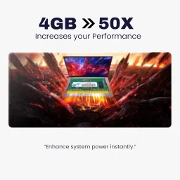 EVM 4GB DDR4 Laptop RAM 2666MHz - Update Your Laptop's Performance - CL15 Latency - Compatible with Intel, AMD, and Mac Systems - 10 Years Warranty (EVMT4G2666S84P) image 2