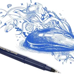 Luxor Finewriter 05 | Assorted Colour | Pack 0f 10 | Perfect for School, Home & Office | Ideal for Professionals & Students image 3