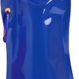 Collapsible Water Bottle Reusable Portable Water Bag for Sports Blue image 5