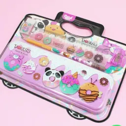 Returngifts - Pack of 6 Pencil Box Sets for boys and girls. Perfect stationery set for Birthday returns gifts for kids party and kanjak kanya gifts age 3 to 8 years (Design 2) image 5