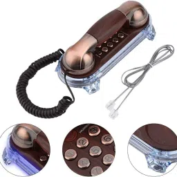 VENJA KX-T777 Corded Landline Telephone for Office, School Reliable Wired Desk Phone with LAN Intercom Receiver,Clear Sound, Wall Mount Option & Durable Build Ideal for Daily Basic Calling Use image 2