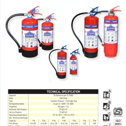 ECO FIRE ABC Powder Type Fire Extinguisher - Pack of 10 (2kg) image 2