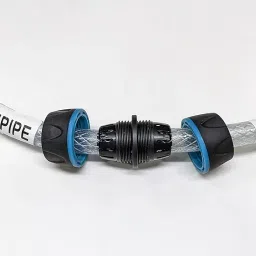 Dolphy 1/2" to 1/2" Garden Water Hose Connector, Pipe to Pipe Quick Connectors for Hose Pipe, Plastic image 3