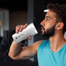 IMPETUS Stainless Steel Protein Shaker for Gym 750ml, Shaker for Gym, Protein Shaker Bottle, Sipper, Gym Bottle, Shaker Bottles, Gym Accessories for Men Workout, Protein Shaker, Gym Shaker Bottle image 2
