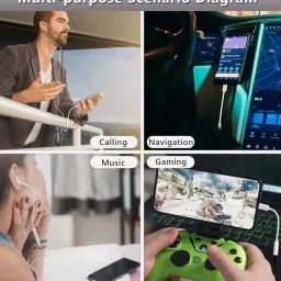 Apple-Original Type-C to 3.5mm Audio Jack Converter, USB-C to AUX Headphone Adapter, Earphone Connector Cable for iPhone 15/16 & Samsung Galaxy S20-S24 Series image 4