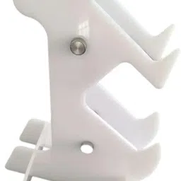 MYADDICTION Game Controller Stand 2 Tiers Universal Acrylic Headphone Stand for Tabletop White image 1