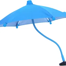 MYADDICTION Phone Umbrella Waterproof Universal Adjustable for Photography Camping Phone Blue image 3