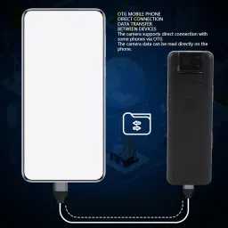 ciciglow Body Worn Camera, 1080P HD Body Video Recorder with Back Clip, Loop Recording Wearable Camcorder with Motion Detection for Security, Outdoor, Guard image 2