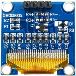 OLED Display Module 0.96 inch 4 pin (128x64), IIC Interface, Blue Screen image 2