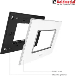 Goldmedal Air A3 4 Module Cover Plate, White - (Pack of 10) image 3