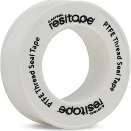 Resitape ASTRAL PTFE TAPE 8 MTRS WHITE, HIGH PERFORMANCE TEFLON TAPE, THREAD SEALING, EXTREME TEMPERATURE & CHEMICAL RESISTANCE, CORROSION RESISTANT, 8 MTR X 12 MM, 10 PCS image 1