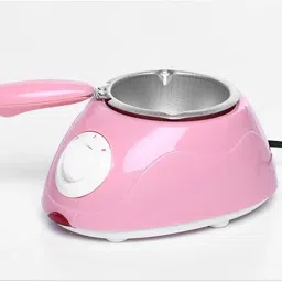 Merishopp Electric Single Oven Chocolate Melting Pot Boiler Fondue DIY Heater Set Pink|1 x LED Outdoor Wall Light|Fondue Sets| Kitchen, Dining & Bar image 1