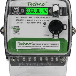 Three Phase Multifunctional Digital LCD Energy Meter - TMCB 013 M (TMCB 013M (/5A - CTO)) image 1