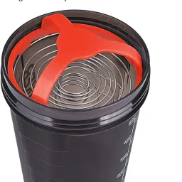 COOL INDIANS Gym Shaker Bottle For Protein Shake Gym Bottle Sipper Bottle For Men Women 500 ml Shaker Bottle For Gym (Red) image 3