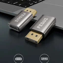 FEDUS 4K@60Hz DisplayPort to HDMI Adapter Uni-Directional DP 1.4 Computer 2.0 Screen(Male Female) Display Port Male Female Cable/Video Converter PC Monitor image 3