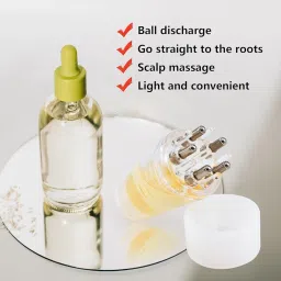 Hair Oil Applicator Comb, Smooth Root Comb Applicator Bottle, Anti-Leak, 6Ml Scale Control, Salon Care, Oily/Greasy Hair image 3