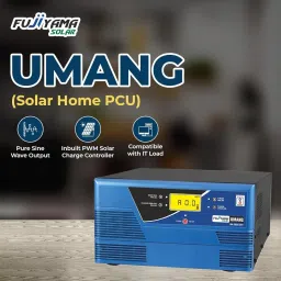 Fujiyama Umang 2200VA/24 Solar Inverter | inbuilt PWM Solar Charge Controller | Pure Sine Wave | 36-Month Warranty | Hybrid, Smart Mode, LCD Display | for Home, Office & Shop (Umang 3050) image 4