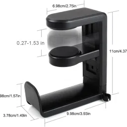 UJEAVETTE Headphone Hook Holder Adjustable Cable Clip Organizer Earphone Hook Rack image 3