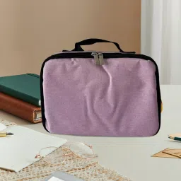 zoomella Sunglasses Organizer Case Soft Lining Multifunctional Eyeglasses Storage Box Pink image 5