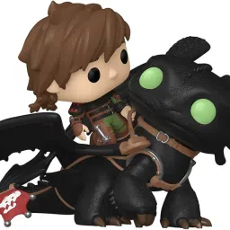 FUNKO POP! Rides Deluxe: How to Train Your Dragon - Hiccup w/ Toothless image 1