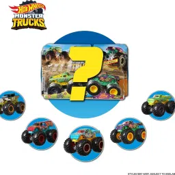 Hot Wheels Monster Truck 1:64 DD 2-PK Assortment, Multicolor image 2