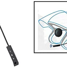 Aow Attractive Offer World Universal Motorcycle Helmet Headset, Bluetooth Stereo Speakers Hands-Free Music Call Control Mic Earphone Durable image 1