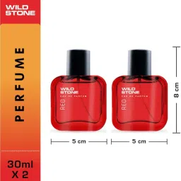 Wild Stone Red Long Lasting Eau de Parfum for Men, Pack of 2 (30ml each) image 3